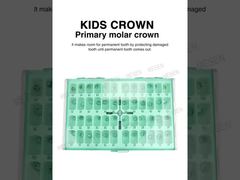 Regard de plus près : KIDS CROWN Couronne pour molaires primaires