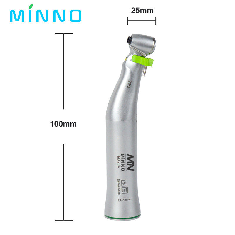 Tête d'angle contre pour dentiste 20:1 Angle contre à basse vitesse réducteur de pièce à main d'implant chirurgie S-Max SG20 rotor de cartouche