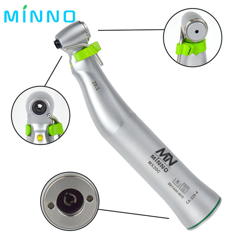 Tête d'angle contre pour dentiste 20:1 Angle contre à basse vitesse réducteur de pièce à main d'implant chirurgie S-Max SG20 rotor de cartouche
