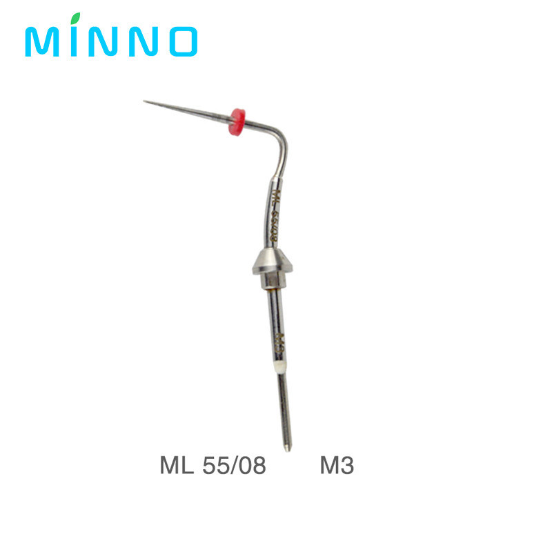 Accessoires dentaires Percha Gutta stylo / pointe de pistolet Plugger chauffé Aiguilles Système d'obturation endodontique dentaire Accessoires Gutta Percha Plugger thermique Obturateur Plugger cardiaque pour dentiste