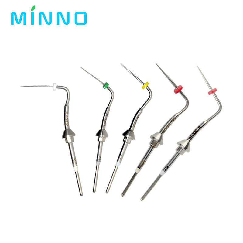 Système d'obturation dentaire d'excellente qualité Accessoires dentaires Percha Gutta stylo / pointe de pistolet Aiguilles de bouchon chauffé Aiguilles de pistolet d'obturation dentaire 4 pièces