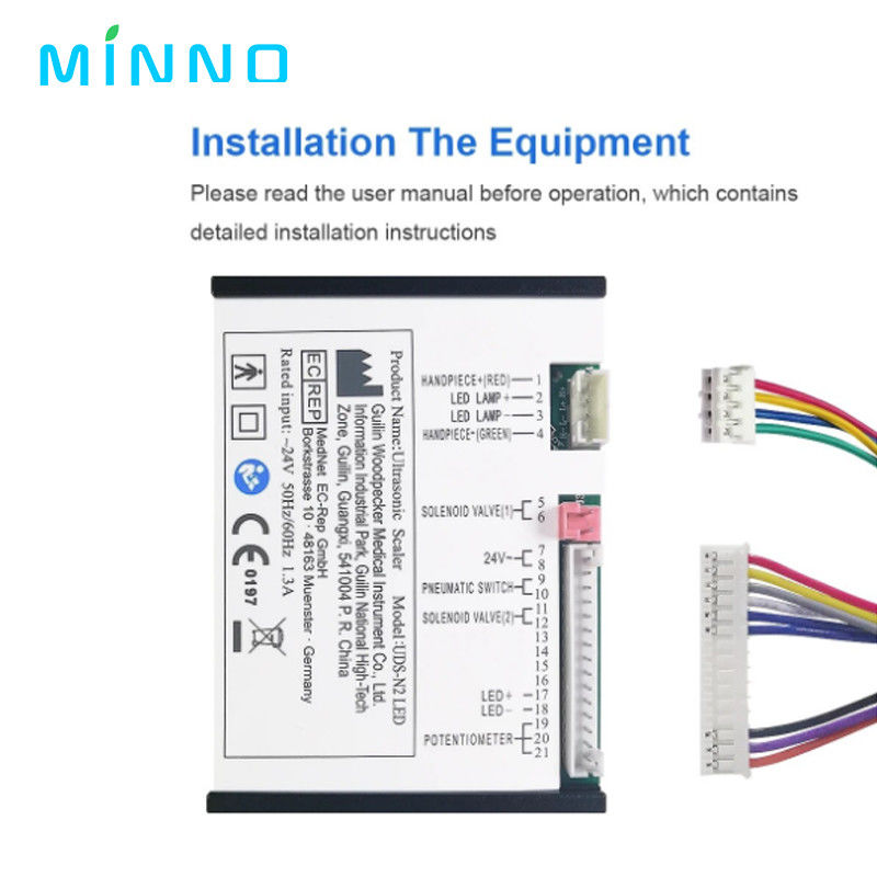 0.01MPa à 0.5MPa LED machine à épluchage dentaire à ultrasons