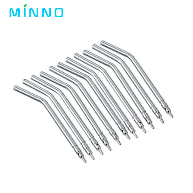 10pcs en acier inoxydable Seringuette dentaire à air triple 3 voies Seringuette à air d'eau à pulvérisation