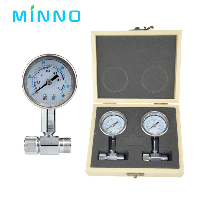 Manomètre de turbine dentaire pour les pièces à main à grande et à basse vitesse, manomètre de pression, épreuve de pression de l'air