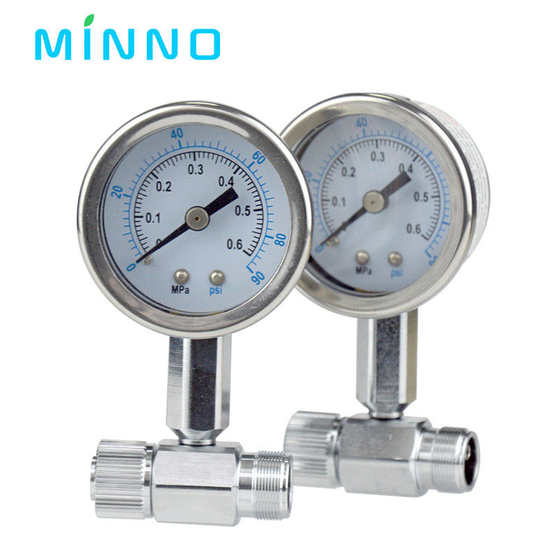 Manomètre de turbine dentaire pour les pièces à main à grande et à basse vitesse, manomètre de pression, épreuve de pression de l'air