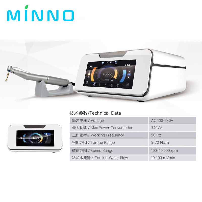 Moteur d'implant dentaire Full Touch Screen avec 20:1 Fibre Angle Piezo Equipement de chirurgie machine d'implant