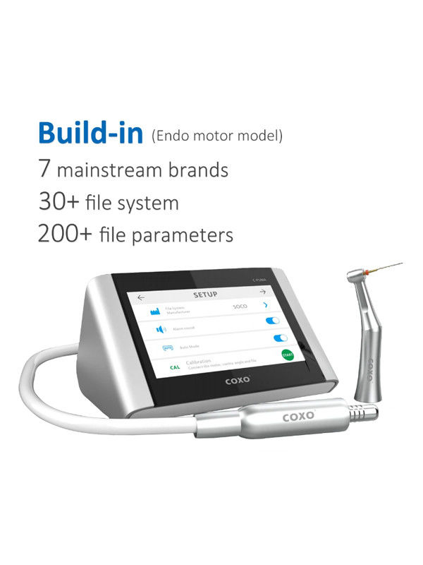COXO C Dental Electric Motor & Endo Motor 2 en 1 Équipement dentaire de réparation minimalement invasif avec 1:5 et 6:1 Contr