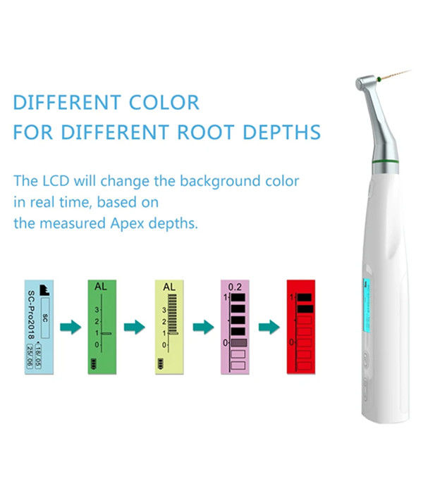 Moteur endodontique C-Smart Mini AP Endo avec localisateur Apex 2 en 1 Moteur de micro-chirurgie à basse vitesse