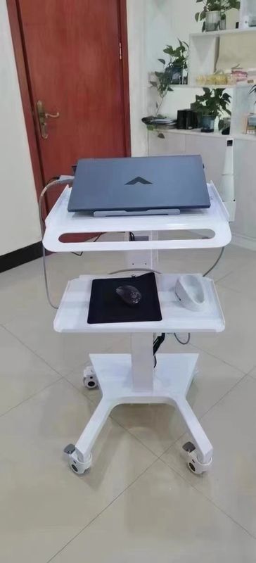 Équipement de laboratoire dentaire roue silencieuse porteuse de scanner 3D oral hébergeur chariot mobile avec prise de frein Dentis