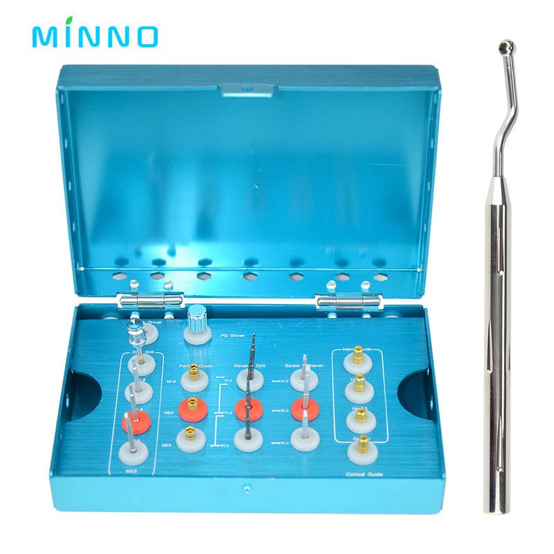Kit d'élimination des vis,Outil d'élimination des vis de l'appui de l'implant dentaire,Dispositifs médicaux dentaires,Forage d'outil d'urgence pour implant dentaire