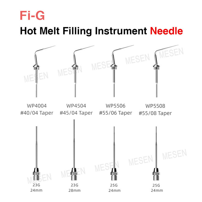 Fi-G Hot Melt Instrument de remplissage Aiguille Prévenir les fuites de gutta-percha 360 aiguille rotative 4 aiguilles sont en option
