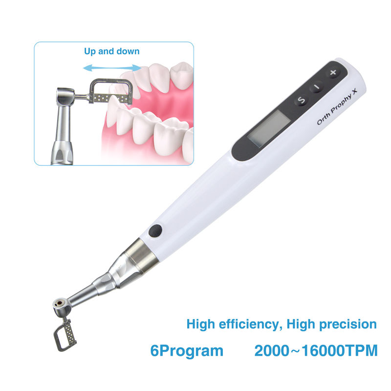 Système électrique dentaire sans fil lPRS Système d'orthodontie moteur Dental électrique sans fil IPR Système d'orthodontie et de polissage 2 en 1 Moteur Port de charge de type C