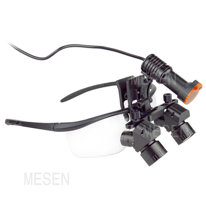 Oental Medical Oral Corner 5X Magnificateur Loupes dentaires phare Loupes chirurgicales dentaires portables sans fil avec lampe de tête